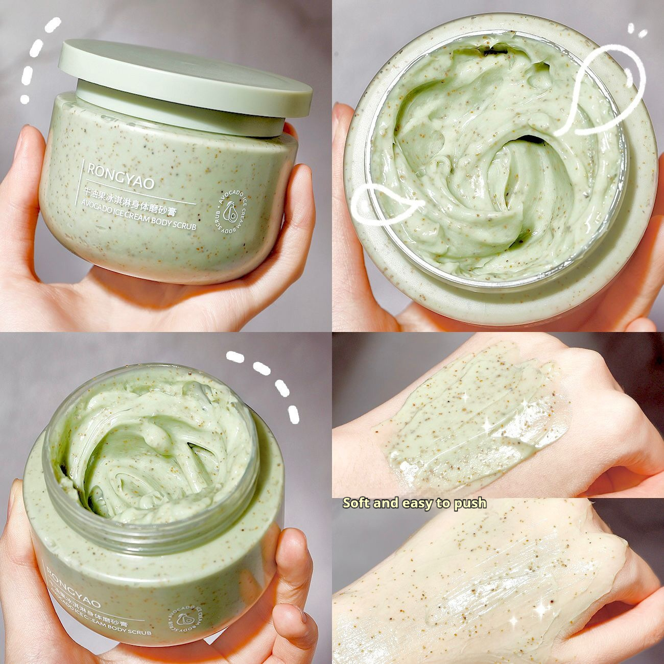Avocado Whip Body Scrub Cream – 250 g